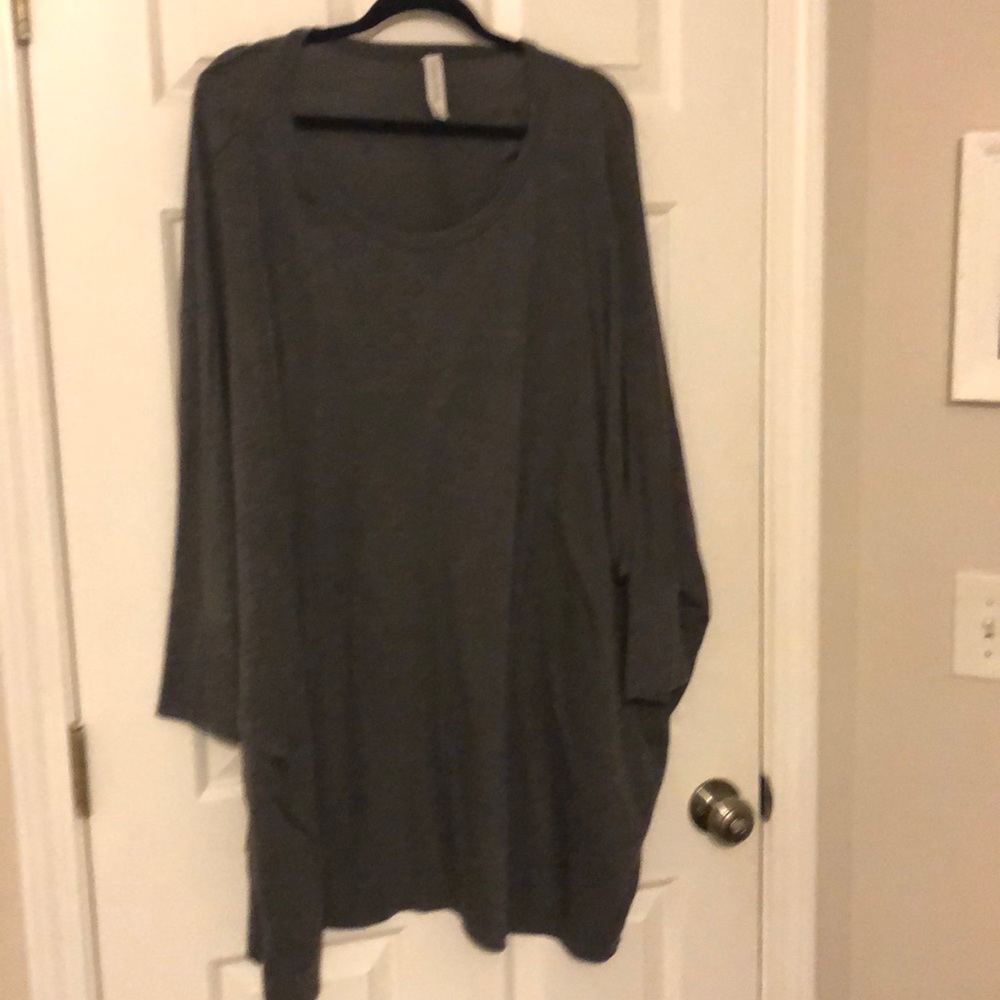 Grey slouchy sweater